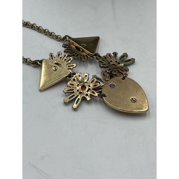 J. Crew Vintage Orange Gray
Pink Blue Statement Rhinestone
Necklace Goldtone - Picture 9 of 12